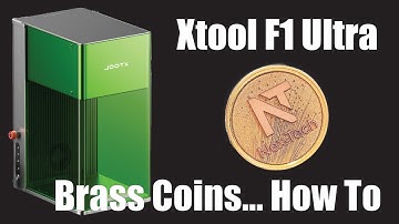 Xtool F1 Ultra Brass Coin How To