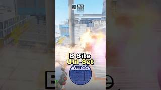 Vertigo B Site Util Set - CS2 Lineups #cs #cs2 #Vertigo #Tside #smoke #BSite #Gen #Default #molly
