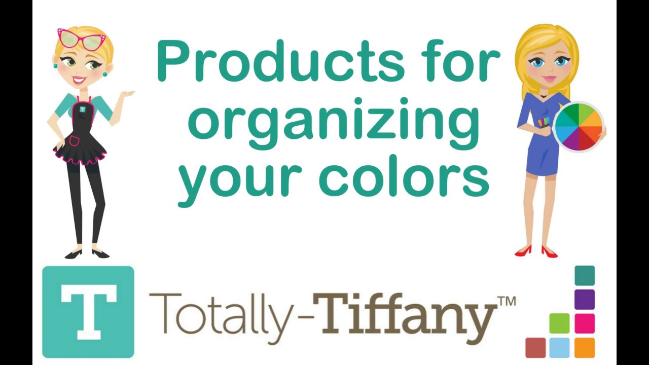 Organize your colors - inks, chalks, pens, paints - products for organizing.