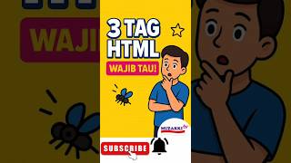 “🔥 3 Tag HTML Rahasia yang Wajib Kamu Tahu di Awal! 💻📌” #muzakkitv #bimbelcoding #coding
