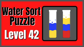Water Sort Puzzle Level 42 Walkthrough Solution