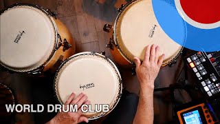 Three Congas Tuning - E Major Chord (E-G#-B)