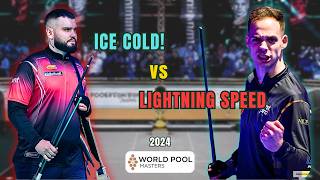 LIGHTNING SPEED vs ICE COLD! | Filler vs Kaci | 9-Ball Masterclass | World Pool Masters 2024 screenshot 3