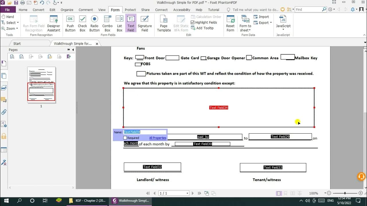 How To Make A Fillable Pdf In Foxit How to Create / edit PDF fillable form in Foxit PhantomPDF - YouTube