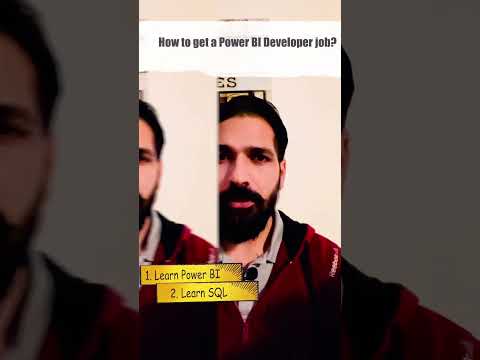 How to get a Power BI Developer job? #powerbi  #shorts #job