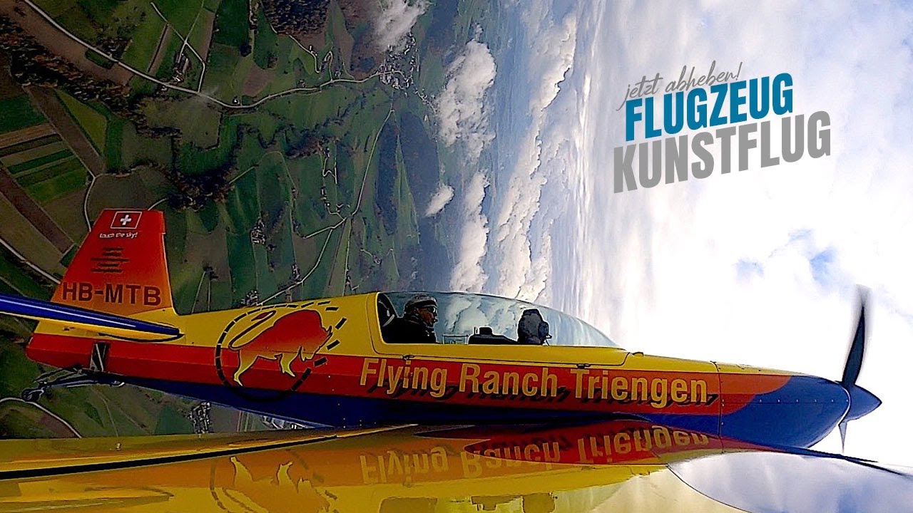 Flugzeug Kunstflug zum Mitfliegen in der Schweiz
