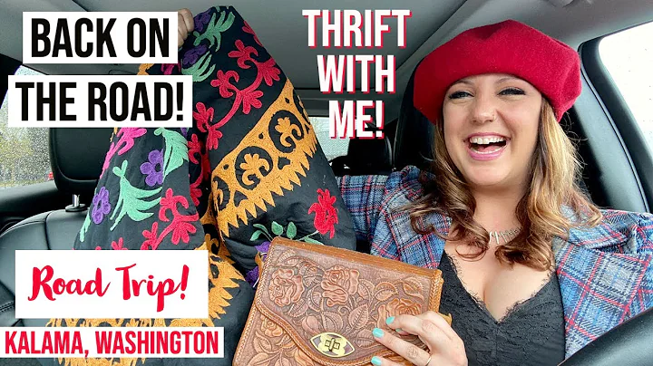 IM BACK ON THE ROAD! | Shop With Me In Kalama, WA | Thrifting For Resale | Thrift With Me