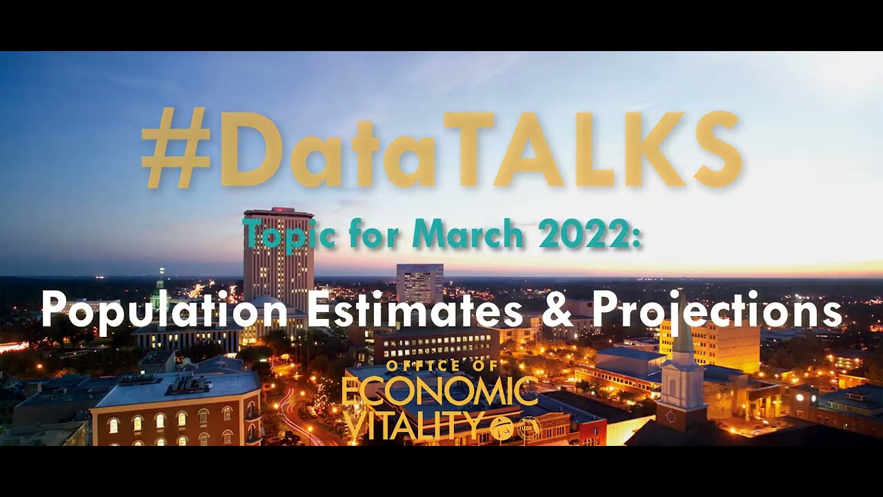 DataTALKS: Population Estimates & Projections