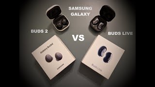 Наушники Galaxy Buds 2 VS Buds Live