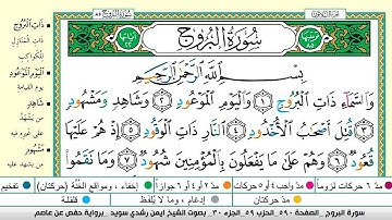 ايمن سويد سورة البروج مكتوبة دار المعرفة جديد
