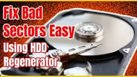 How To Fix a Hard Drive Bad Sectors In Easy Way Using HDD Regenerator Software