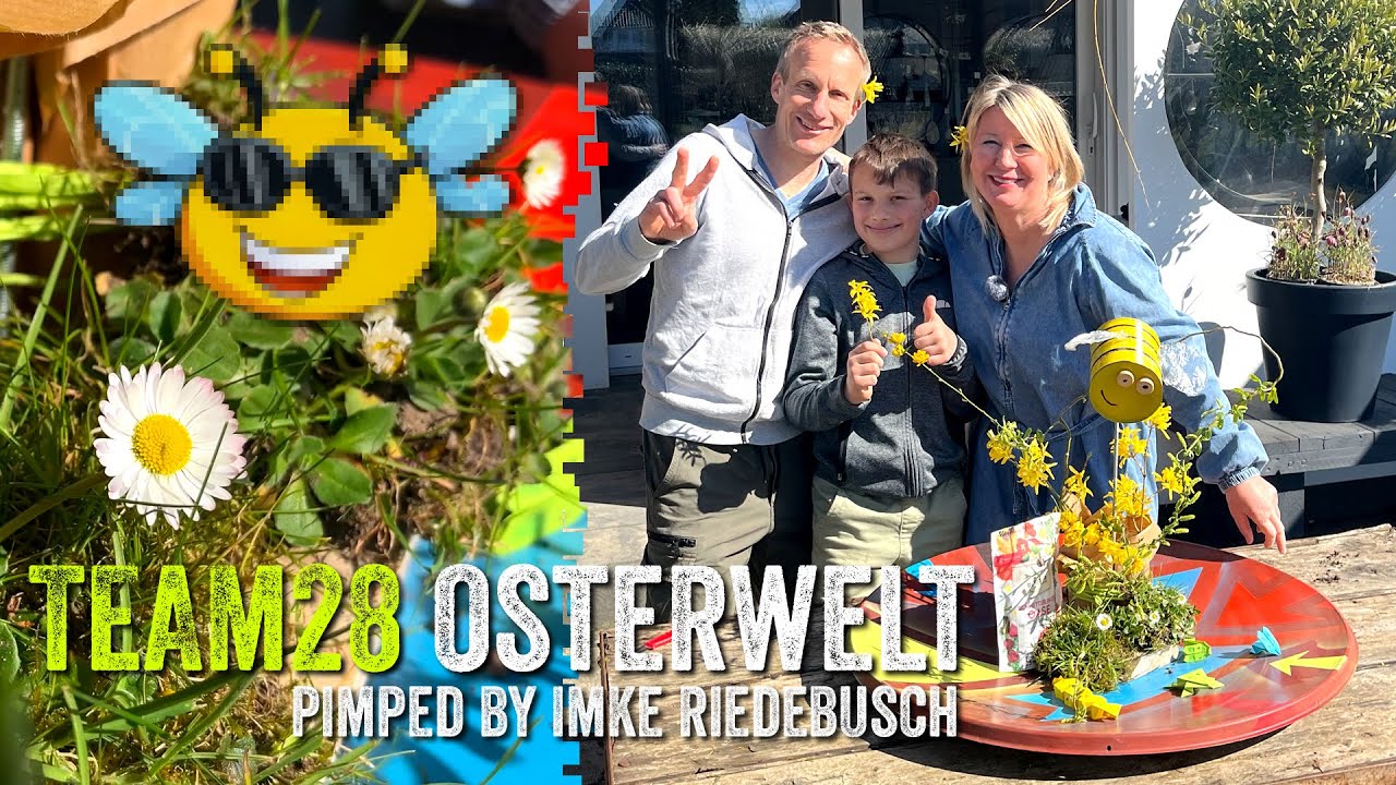 Osterwelt mit IMKE RIEDEBUSCH – UPCYCLING trifft FLORISTIK | Ostern 2025 | DIY | Deko | Origami Hase