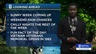 Ucentral Monday Night Forecast 11-10-2025