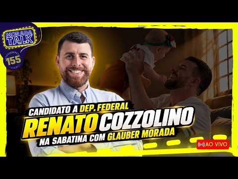 Capa da sabatina de Renato Cozzolino no Morada Talk Show