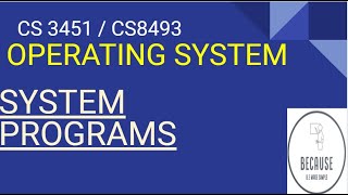 1.10 Types of System Programs in Tamil