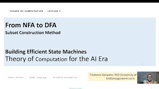 Lecture 7: NFA to DFA Conversion | Subset Construction Algorithm Explained with Examples