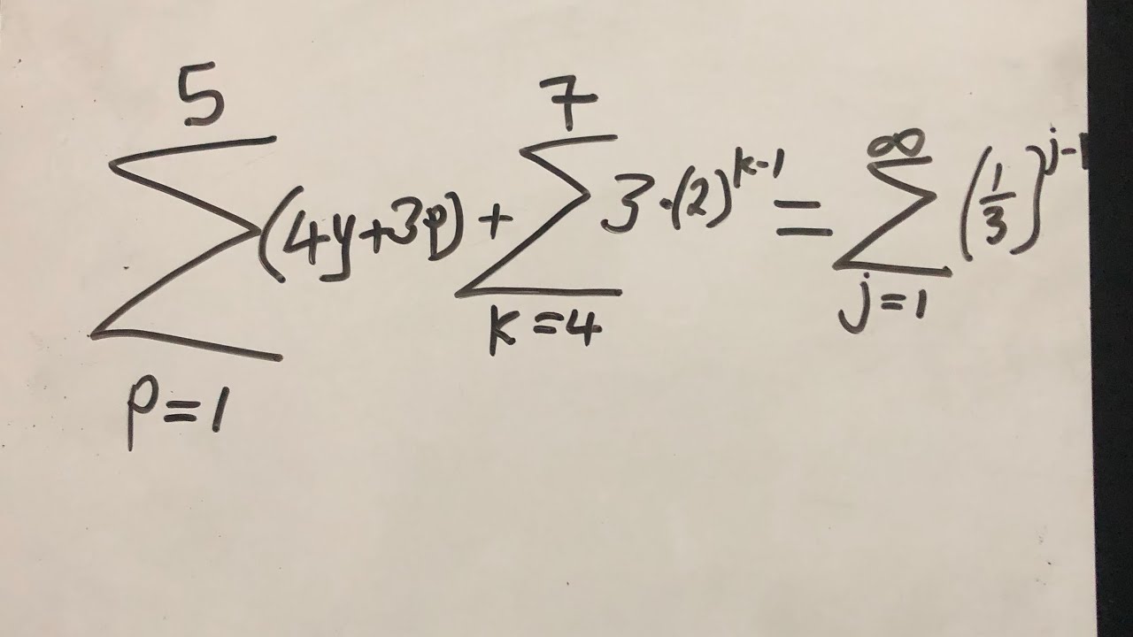 2026 Mathematics Grade 12 Term 1. Sequence and Series. Sigmas Notation and Sum of Infinity 
