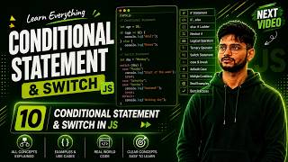 JavaScript if, else, else if & Switch Statement Explained | JavaScript