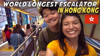 Exploring The World's LONGEST Escalator! 🇭🇰