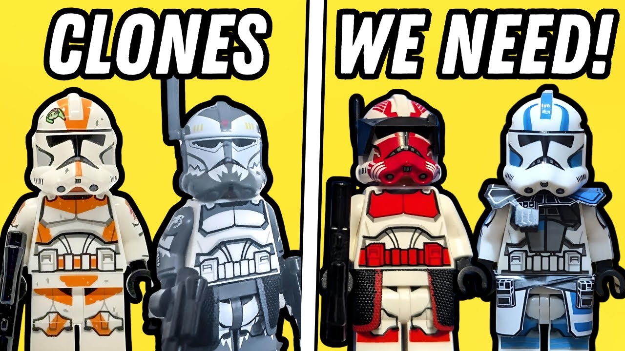 10 Clone Troopers LEGO Never Made!
