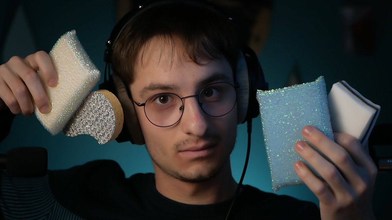 ASMR with SPONGES [Scratching, tapping etc] - YouTube