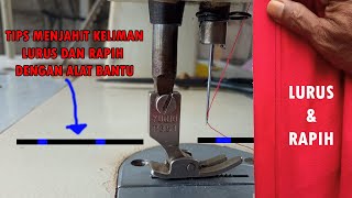 Cara Menjahit Keliman Lurus Dan Rapih Untuk Pemula
