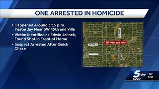 Suspect arrested after apparent argument leads to deadly shooting in southwest Oklahoma City