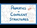 GCSE Chemistry - Properties of Simple Molecular Substances & Giant Covalent Structures  #15
