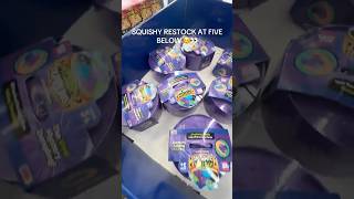 SQUISHY RESTOCK DAY AT FIVE BELOW! 🎉 #shoppingvlog #shopwithme #fivebelow #fivebelowfinds  #squishy