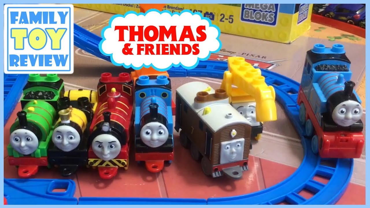 Thomas & Friends MEGA BLOKS MOTORIZED Thomas, Cranky Zooming Along