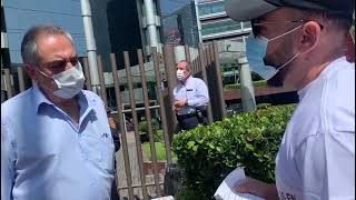 Corporativo Santa Fe CDMX. Recepción Antonio Guillén, representante legal.