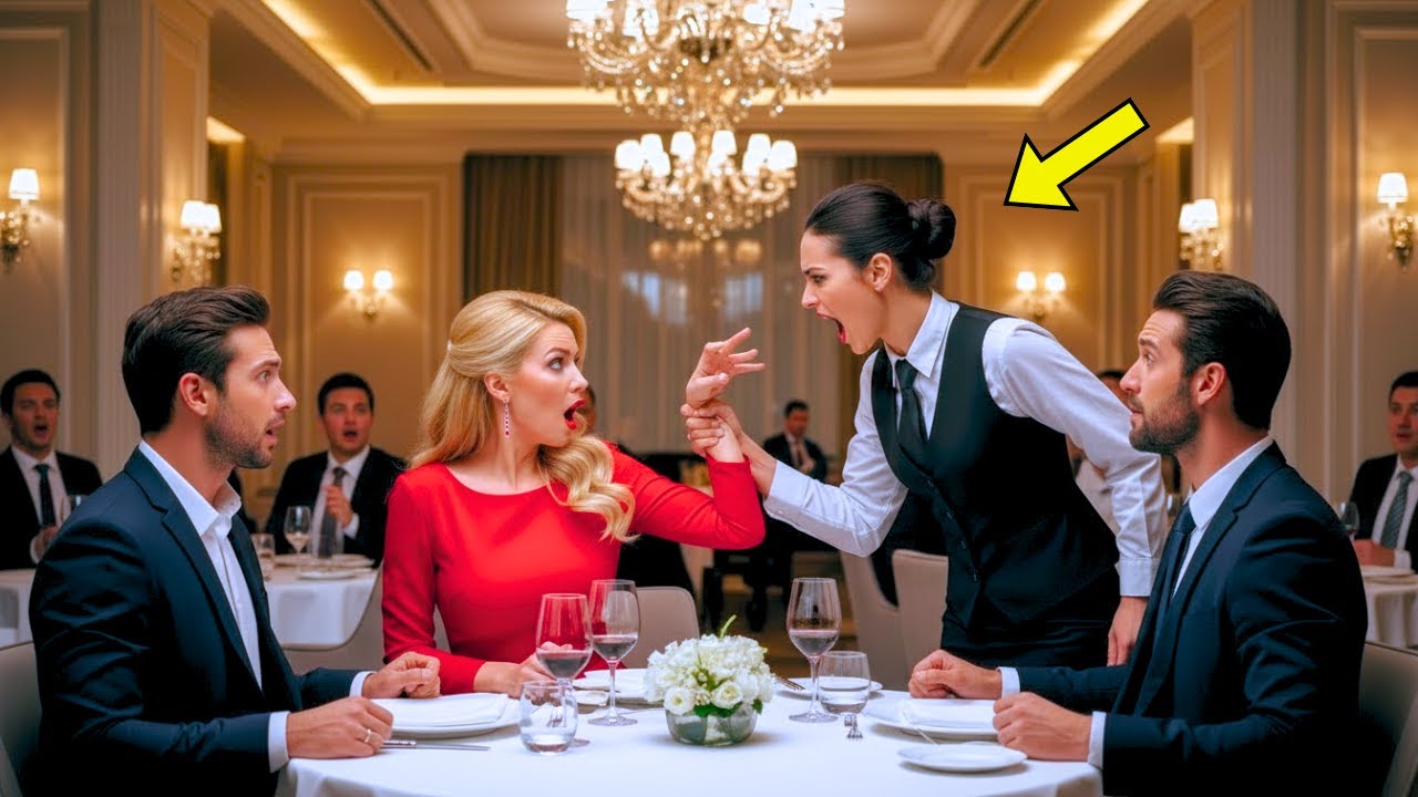 TODOS TEMIAM A NOIVA DO MILIONÁRIO… ATÉ QUE A GARÇONETE ENFRENTOU ELA NA FRENTE DE TODOS