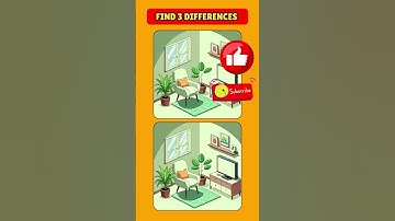 ONLY people with good eyes can find the differences!! #shorts #viral