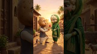 Finally, Potato Weds Cauliflower! ❤️❤️#aloogobi#3danimationstory#moralstories#TrendingAnimation