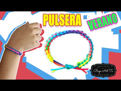 PULSERA MACRAME #3 Fácil y Rápida de Hacer para el VERANO By Bego Art