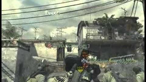 mw3 throwing knife across map in s&d in mission