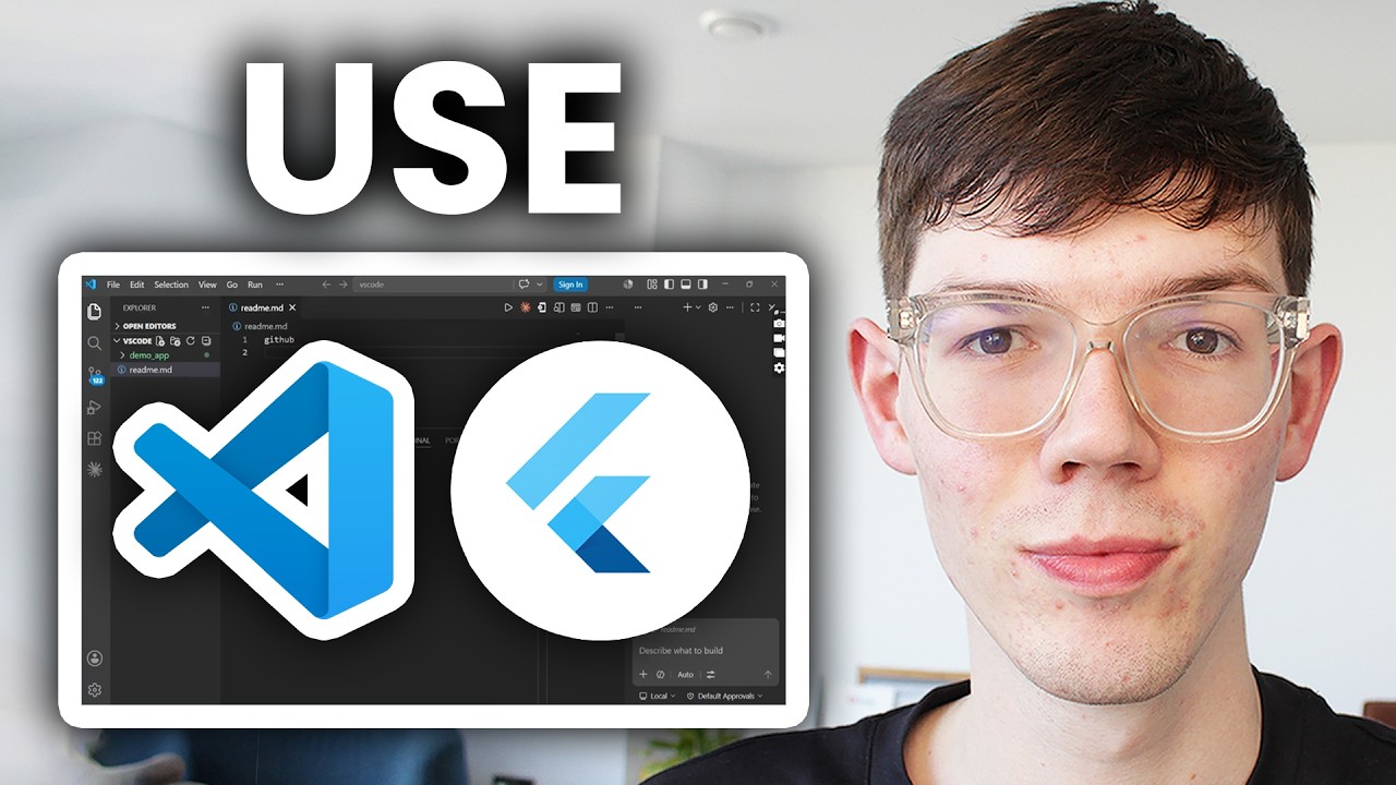 How To Use VS Code For Flutter App Developement - Step By Step - YouTube