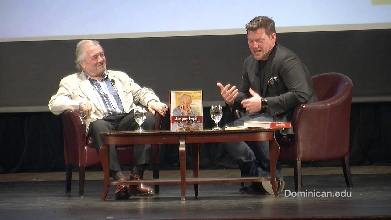 Jacques Pepin in conversation with Tyler Florence
