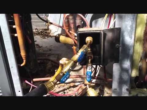 HVAC Service- Refrigerant Leak Repair - YouTube