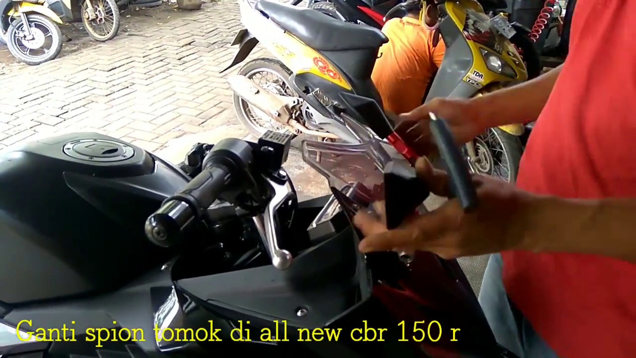 Cara Pasang Spion Tomok Di All New Cbr 150 R YouTube