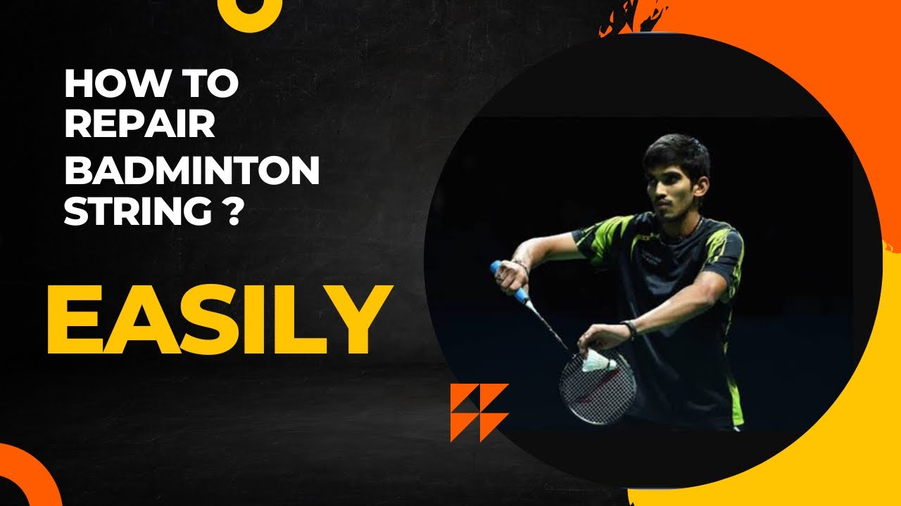 Professional Badminton Racket String || How to Repair Badminton racket