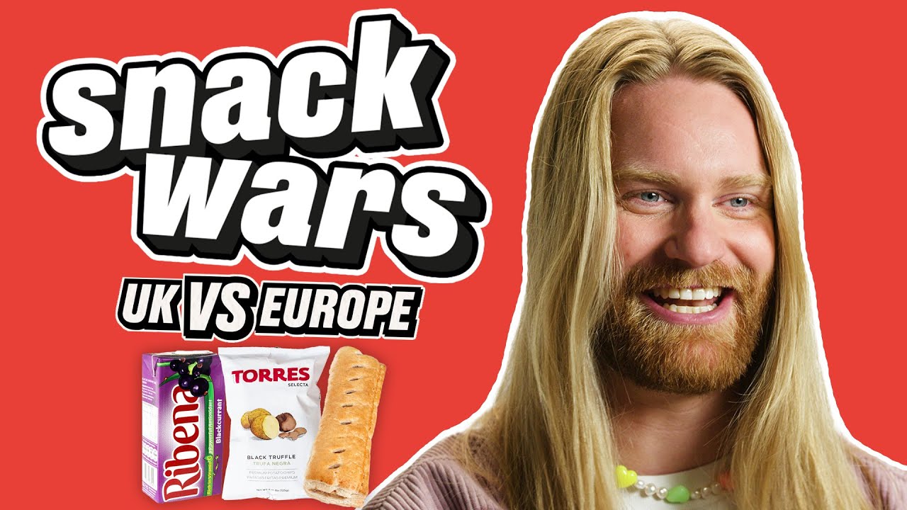 Eurovision’s Sam Ryder Amazed By European Snacks | Snack Wars | @LADbible