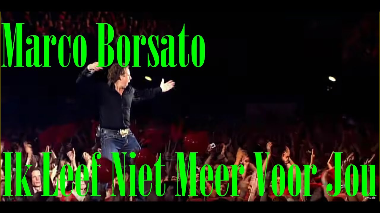 Marco Borsato - Ik Leef Niet Meer Voor Jou Reaction - YouTube