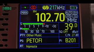 Fm 102.7 Petőfi Rádió Kékes,Hng Reception In Belgrade