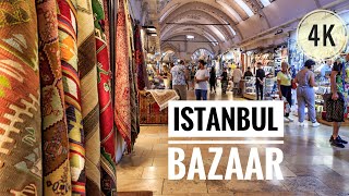 Exploring Istanbul’s Bazaar, Spice Bazaar (Mısır Çarşısı), Grand Bazaar, and Old Bazaar, 2022-(4K)