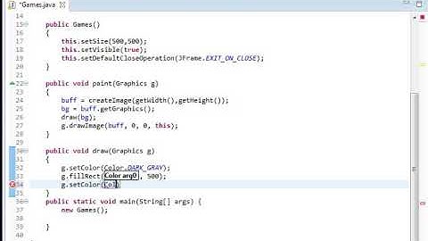 Simple java game part 2: add a health bar