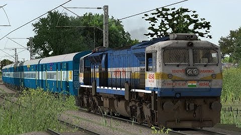 New EMD LAUNCHED by Bgpro |  Sabarmati wdp4d | Msts Indian train simulator