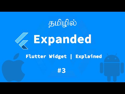 Flutter | Widget | Expanded | Explained | Tamil