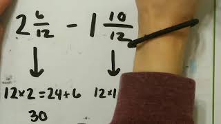 Lesson 6.7: Subtracting Mixed Numbers with Regrouping