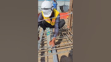 Check column rebar before pouring slab concrete #shorts #construction #building #civilengineering